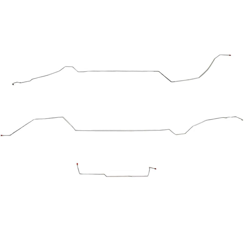 CIN0003OM- 01-05 Malibu, Alero, Grand Am with ABS Intermediate Brake Line Kit; Steel - SSTubes