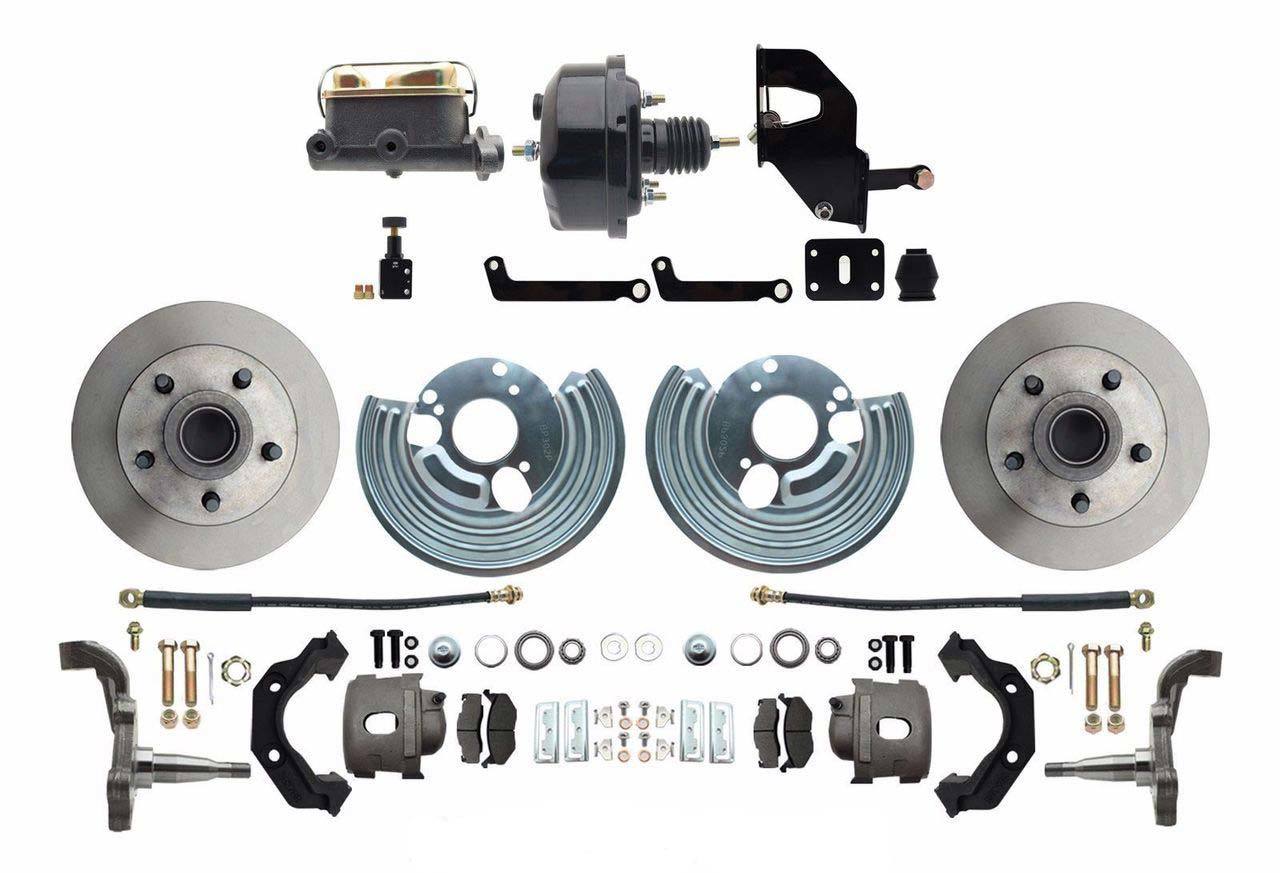 DBK6272A-45-MPDC-201 - 1962-1972 Mopar A Body 5x4.5 Bolt Pattern Disc Brake Conversion Kit - SSTubes