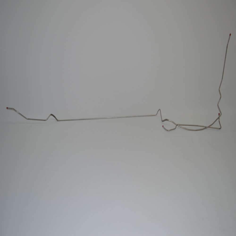 DGL6602SS- 66 Ford Fairlane Convertible; 2pc 3/8 Tank to Pump Fuel Line; Stainless - SSTubes