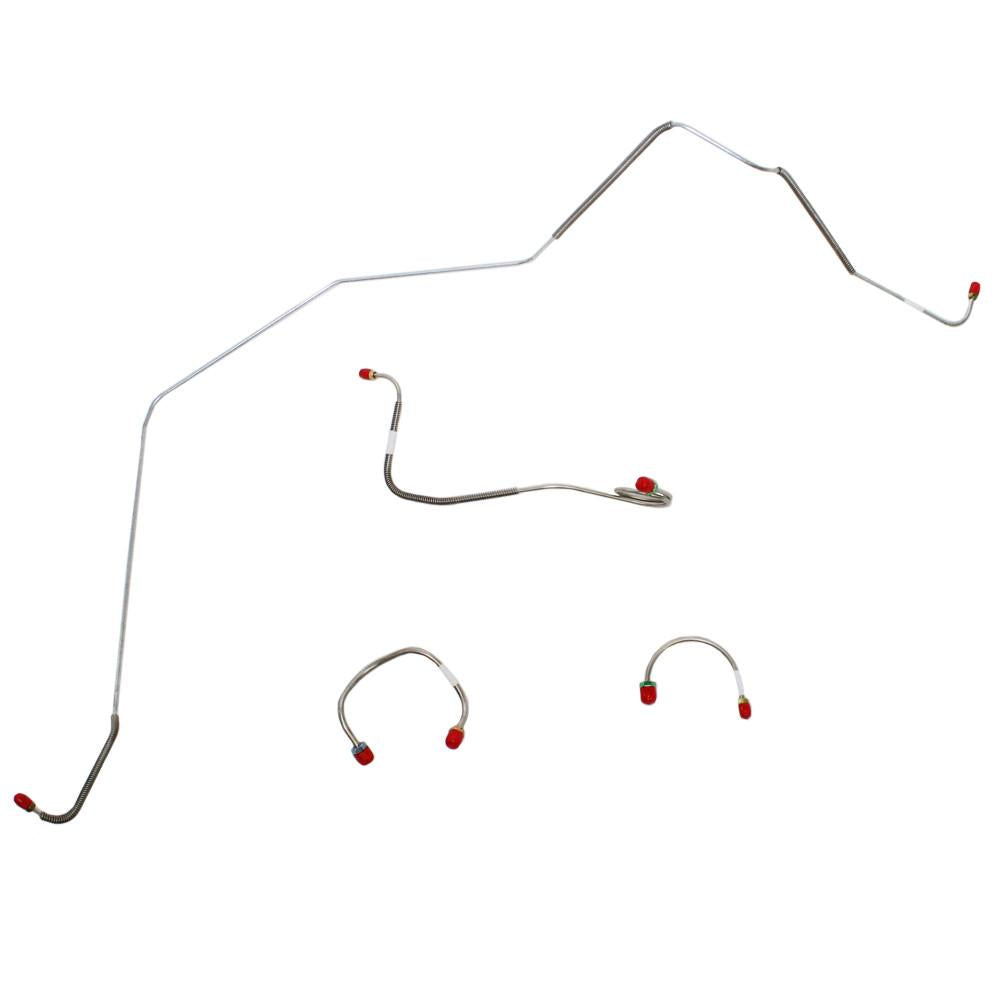 FKT6703OM- 67-68 Camaro 68 Chevy II (Nova) Power Drum Front Brake Line Kit; Steel - SSTubes