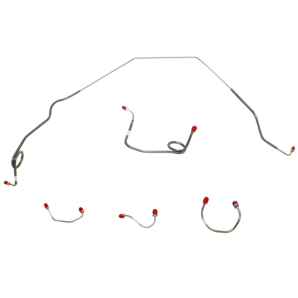 FKT6908OM- 69 Chevy Camaro, Standard Disc Brakes, Front 5 Line Kit; Steel - SSTubes