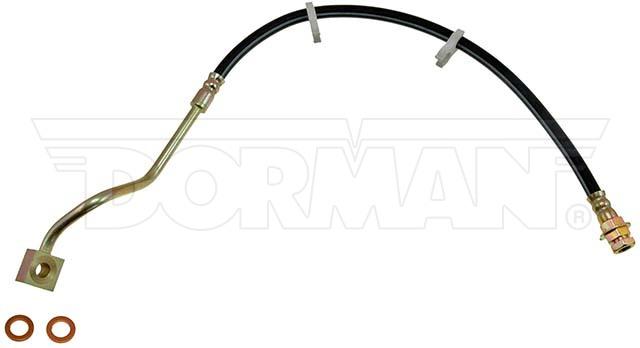 FLH381185- 99-04 Ford F-250 / F-350 Super Duty 4WD AWABS Left Front Brake Hose; Rubber - SSTubes