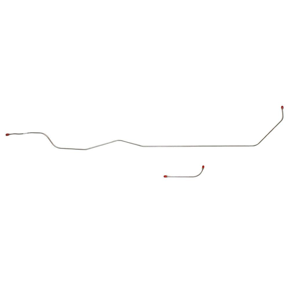 JIN6801SS- 68-70 AMX 2pc Intermediate Brake Line, Disc; Stainless - SSTubes