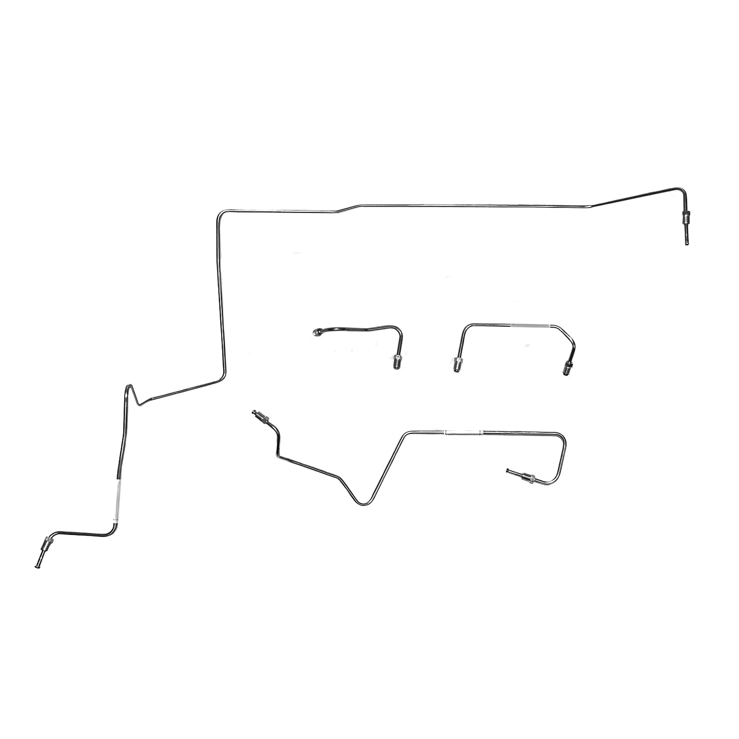 MKT9201SS - 90-93 Mazda Miata MX-5, RWD, Non-ABS, Disc brakes, Front Brake Kit; Stainless - SSTubes