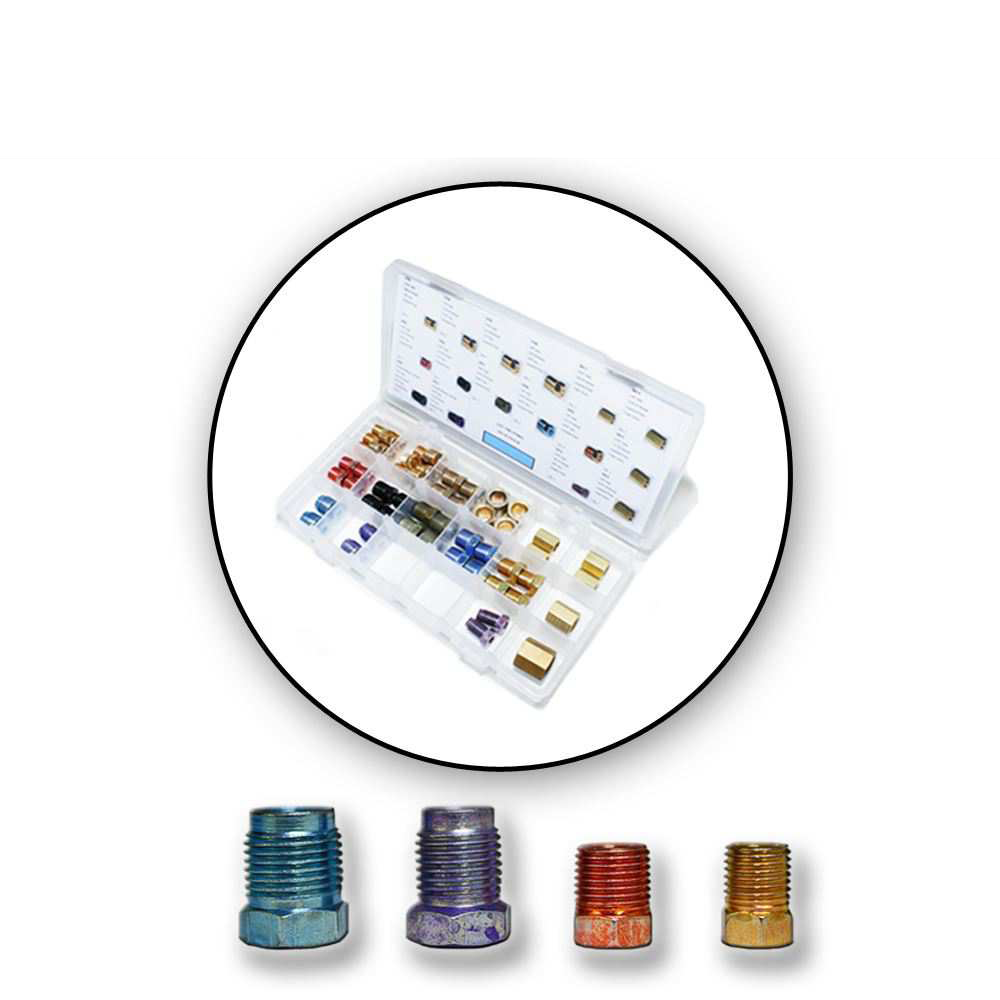 SAE1 - 56 Piece SAE Tube Nut Fitting Kit - SSTubes