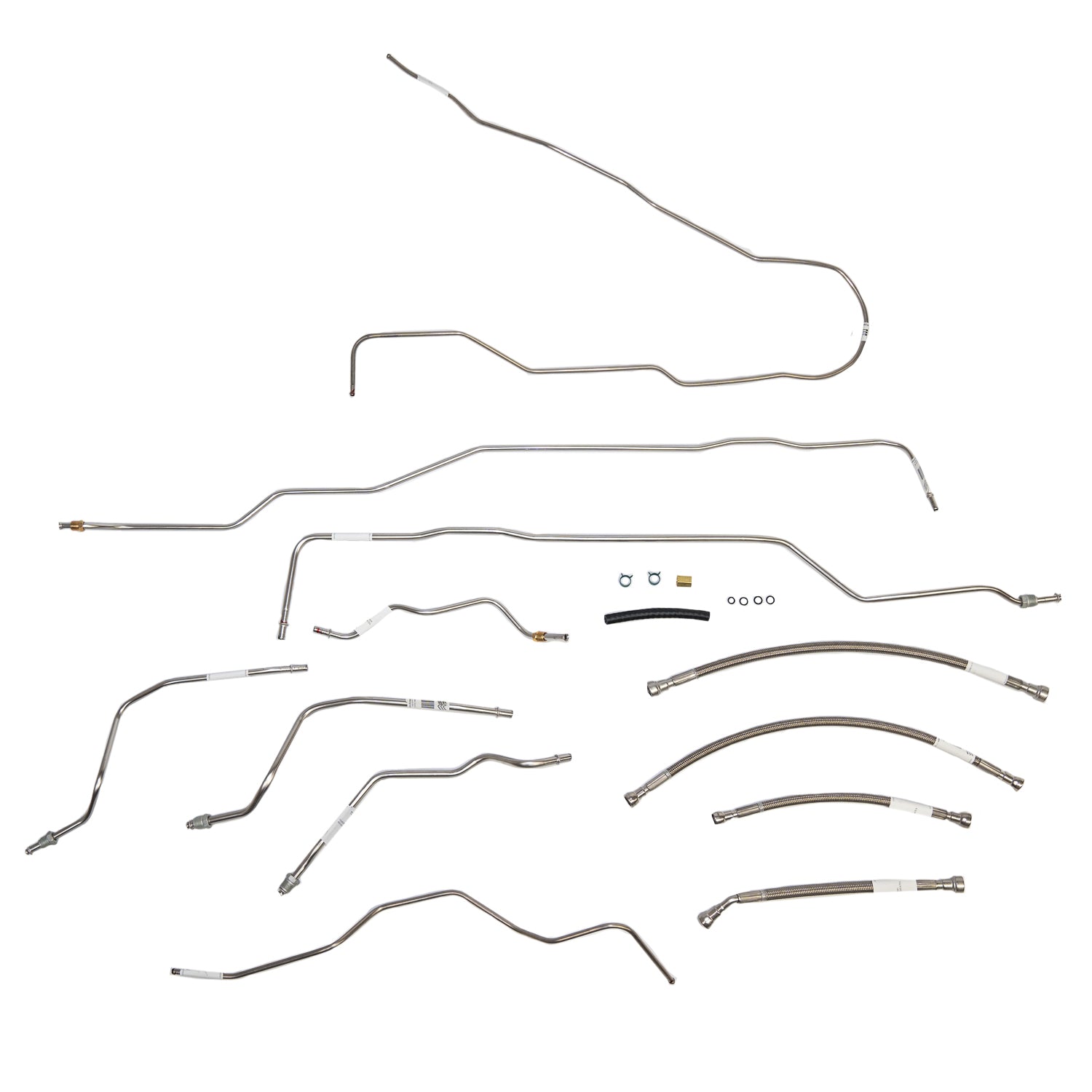 TGL9602OM- 96-99 Yukon 4wd, 4 Door, Gas Engine Fuel Line Kit; Steel - SSTubes