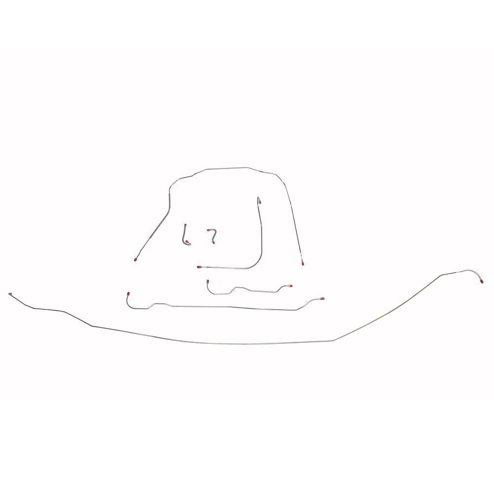 VCK5301SS- 53-62 Corvette Myers Suspension Line Kit; Stainless - SSTubes