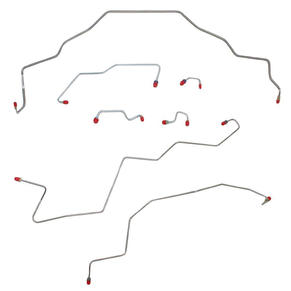 WKT9502SS- 95-97 Dodge Ram, 2wd, AWABS, Three Blocks on Driver Side Frame; Stainless - SSTubes