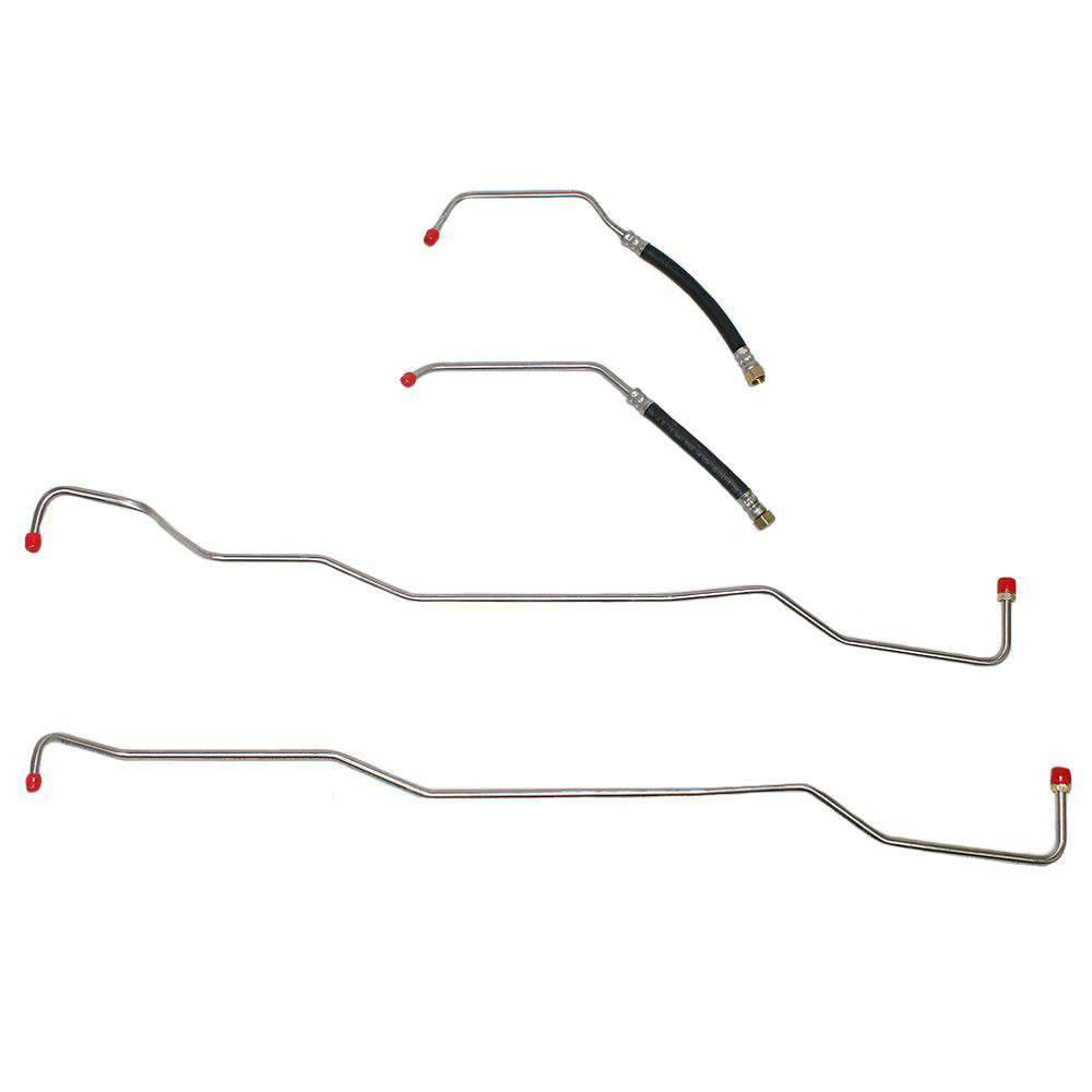 WTC0701SS- 07-11 Jeep Wrangler, 3.8L, Automatic, Transmission Cooler Lines; Stainless - SSTubes