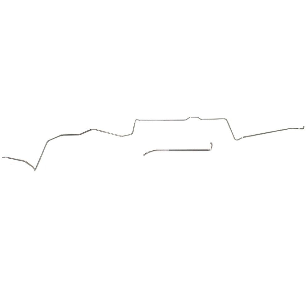 XGL6602SS- 66-67 Chevy II/Nova, 2pc 3/8" Tank to Pump Fuel Line, 327CID, L79 ONLY; Stainless - SSTubes