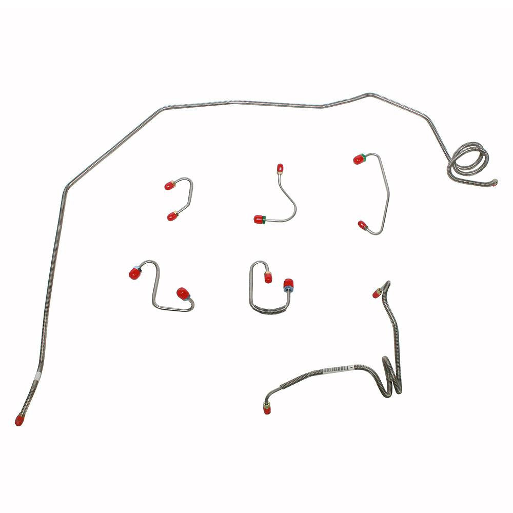 XKT7001OM- 70 Chevy Nova, Power Disc Brakes, 7pc Front Line Brake Set; Steel - SSTubes