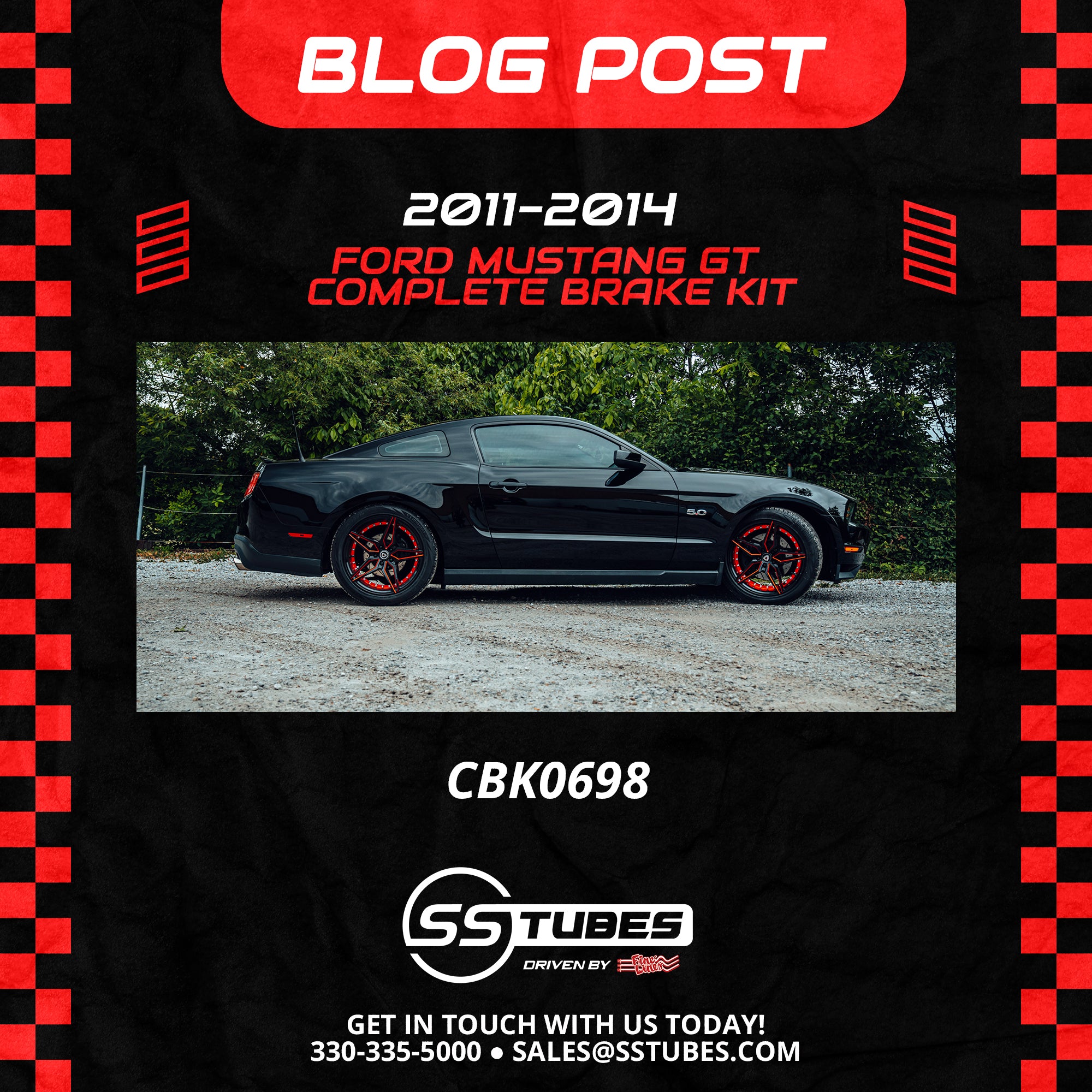 2011-2014 Ford Mustang GT Complete Brake Kit