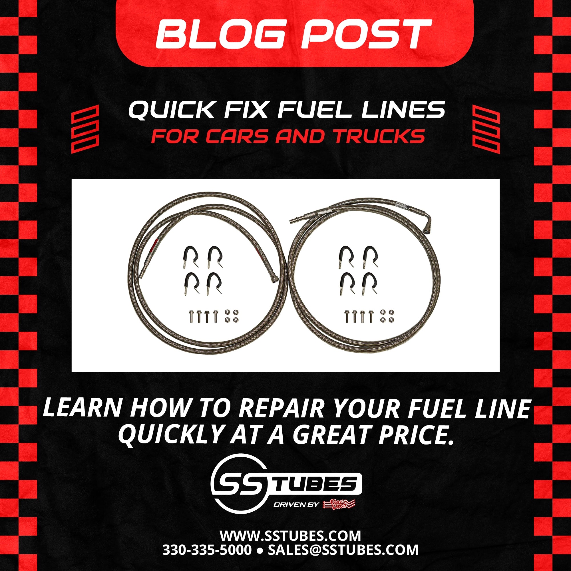 QuickFix Fuel Lines for Cars and Trucks