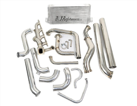 (2007-2013) Chevy & GMC  Silverado / Sierra 1500 Truck Single Turbo System - SSTubes