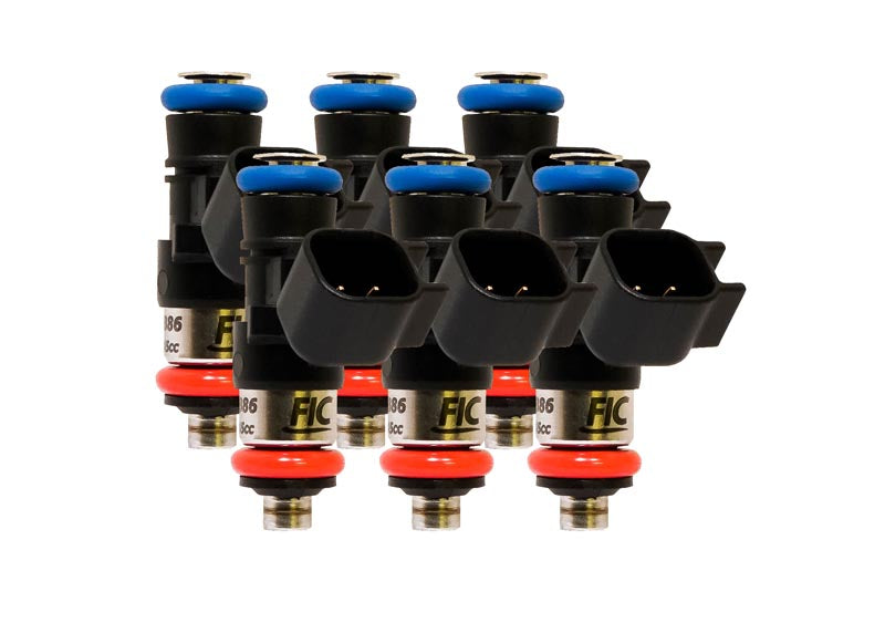 1000cc (100 lbs/hr at OE 58 PSI fuel pressure) FIC Fuel Injector Clinic Injector Set for Jeep 3.6L V6 engines (High-Z) - SSTubes