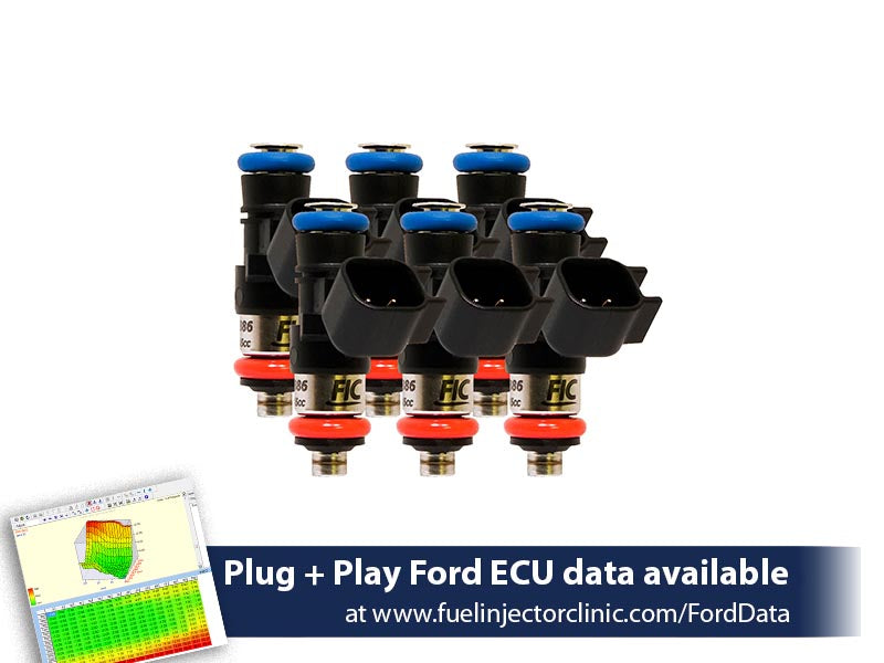 850cc (81 lbs/hr at 43.5 PSI fuel pressure) FIC Fuel  Injector Clinic Injector Set for Ford Raptor (2010-2014) Injector Sets - SSTubes