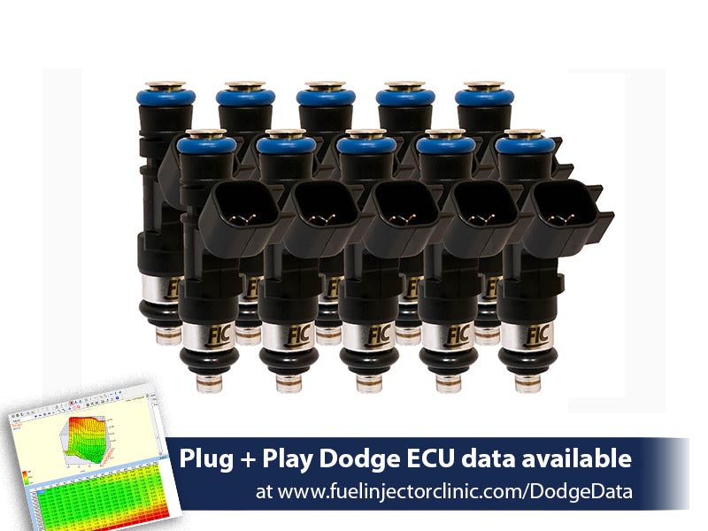 650cc FIC Fuel Injector Clinic Injector Set for Dodge Viper ZB2 ('08-'10) VX1 ('13-'17) - SSTubes