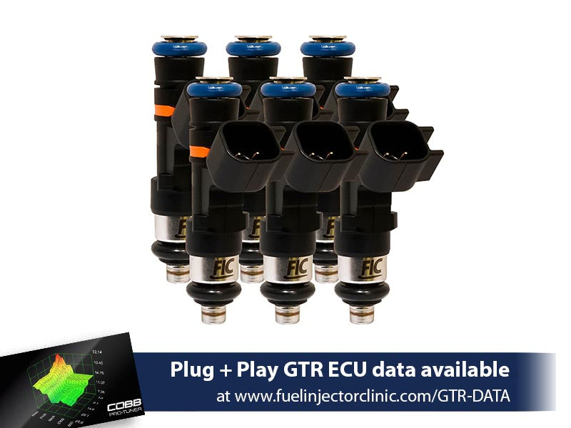 650cc FIC Nissan R35 GT-R Fuel Injector Clinic Injector Set (High-Z) - SSTubes