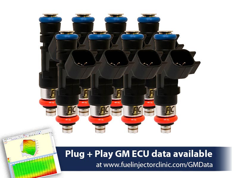 775cc (85 lbs/hr at OE 58 PSI fuel pressure) FIC Fuel  Injector Clinic Injector Set for LS2 engines (High-Z) - SSTubes