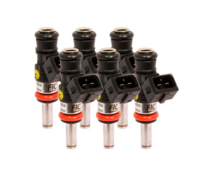 1200cc (130 lbs/hr at OE 58 PSI fuel pressure) FIC Fuel Injector Clinic Injector Set for Jeep 3.6L V6 engines (High-Z) - SSTubes