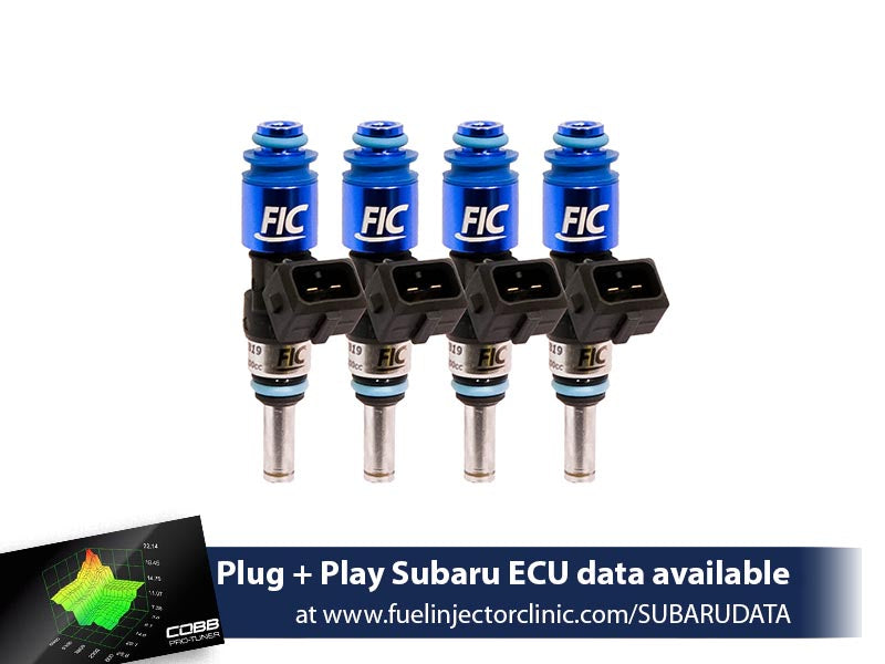 1200cc (Previously 1100cc) FIC Top-Feed Converted Subaru Sti ('04-'06) Legacy GT ('05-'06) Fuel Injector Clinic Injector Set (High-Z) - SSTubes