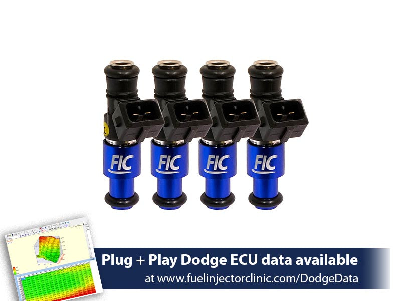 1200cc (Previously 1100cc) FIC Dodge SRT-4 Fuel Injector Clinic Injector Set (High-Z) - SSTubes