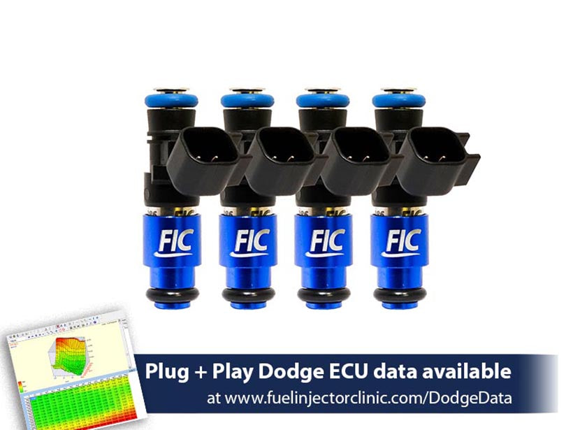 1200cc-D FIC Dodge SRT-4 Fuel Injector Clinic Injector Set (High-Z) - SSTubes