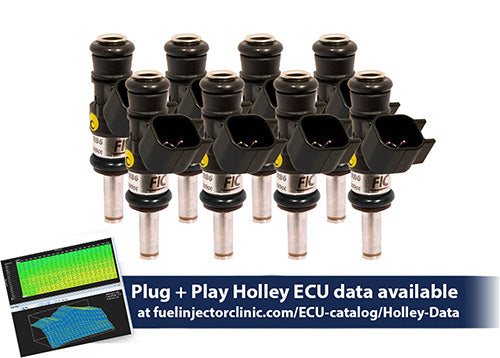 1440cc (160 lbs/hr at OE 58 PSI fuel pressure) FIC Fuel Injector Clinic Injector Set for LS3, LS7, L76, L92, and L99 engines (High-Z) - SSTubes