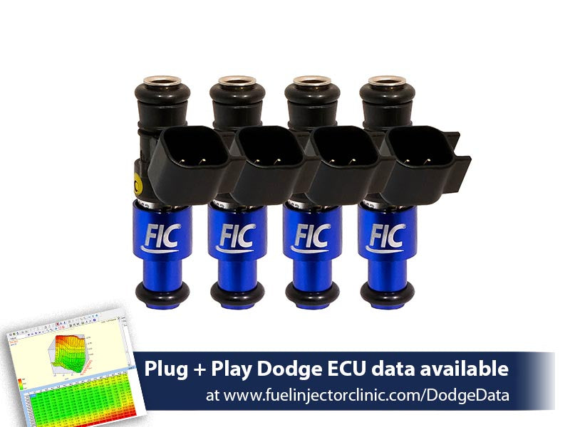 1440cc FIC Dodge SRT-4 Fuel Injector Clinic Injector Set (High-Z) - SSTubes