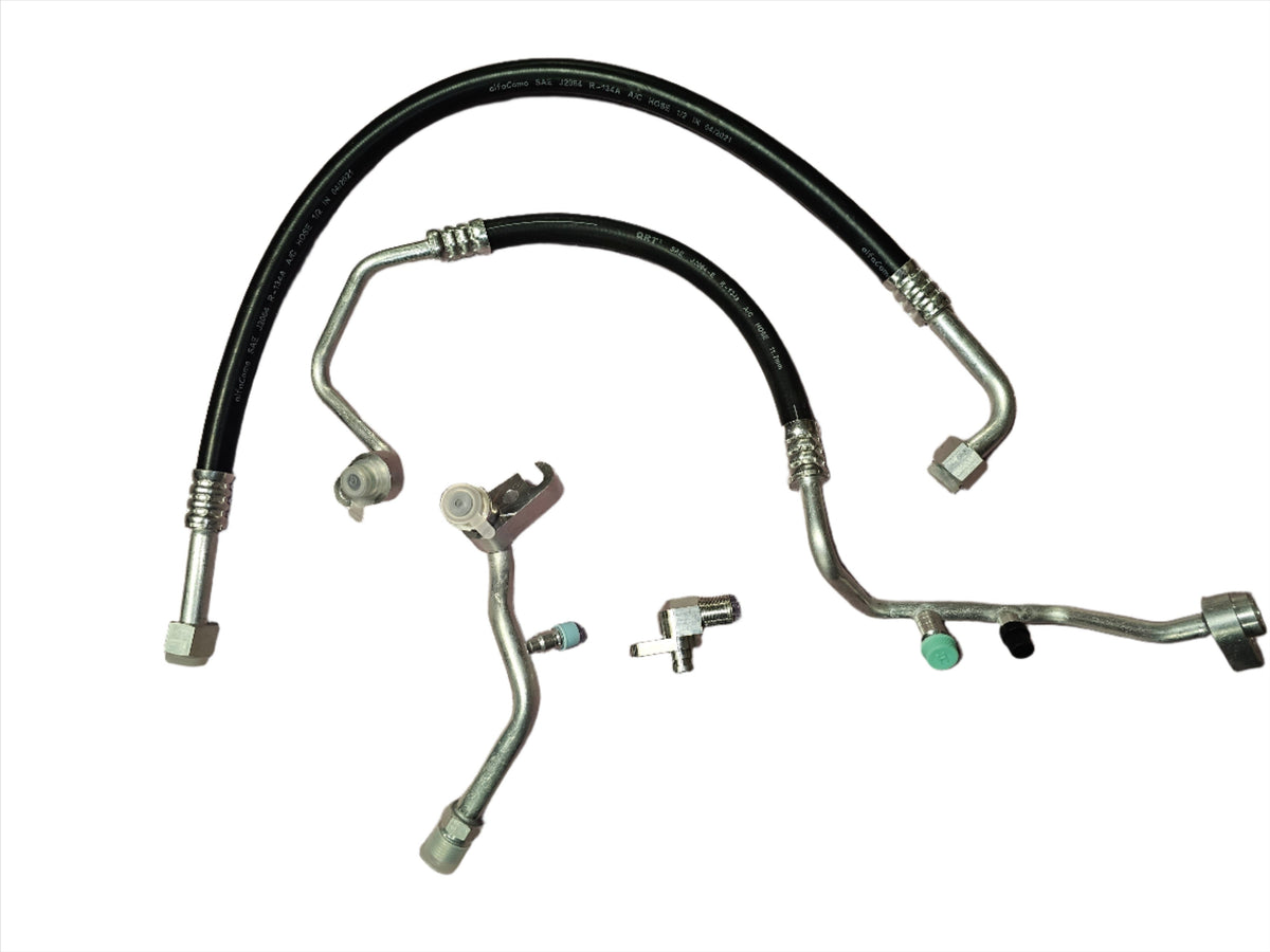 2015-2017 Mustang GT 5.0 SINGLE Turbo COMPLETE Replacement AC Line Kit - SSTubes