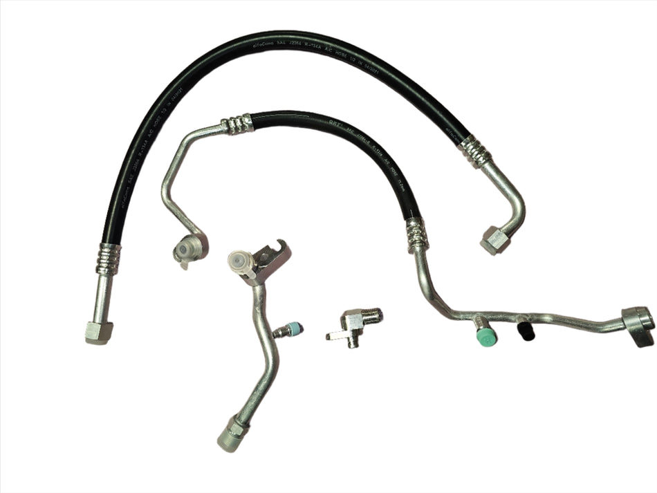 2015-2017 Mustang GT 5.0 SINGLE Turbo COMPLETE Replacement AC Line Kit - SSTubes