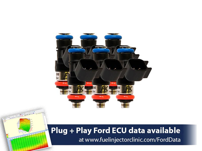 1650cc (160 lbs/hr at 43.5 PSI fuel pressure) FIC Fuel  Injector Clinic Injector Set for Ford Raptor (2010-2014) Injector Sets - SSTubes