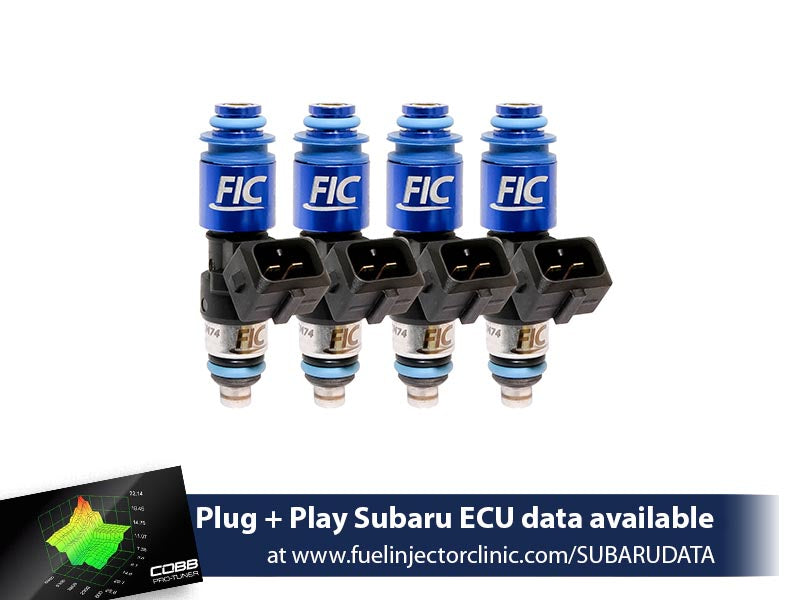 1650cc FIC Top-Feed Converted Subaru Sti ('04-'06) Legacy GT ('05-'06) Fuel Injector Clinic Injector Set (High-Z) - SSTubes