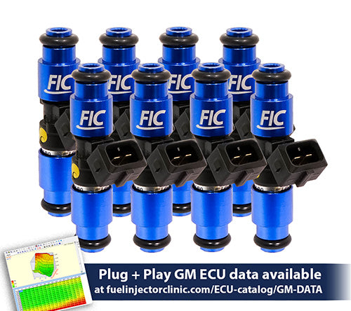 1650cc (180 lbs/hr at OE 58 PSI fuel pressure) FIC Fuel Injector Clinic Injector Set for LS1 engines (High-Z) - SSTubes