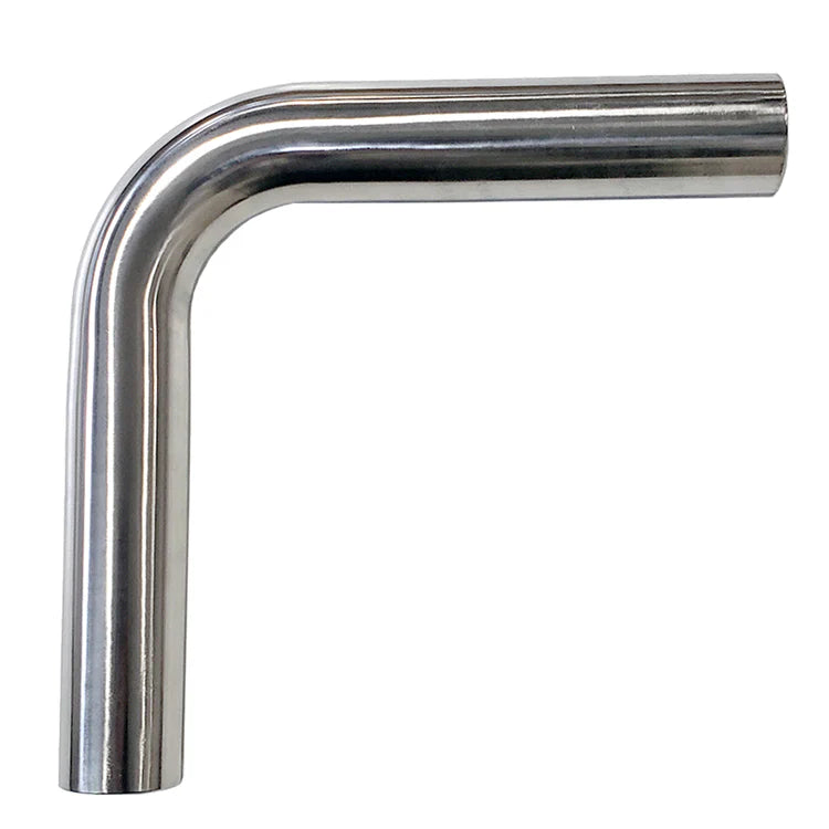 2.5" Stainless 90°, 3.75" CLR with 8" Legs - SSTubes