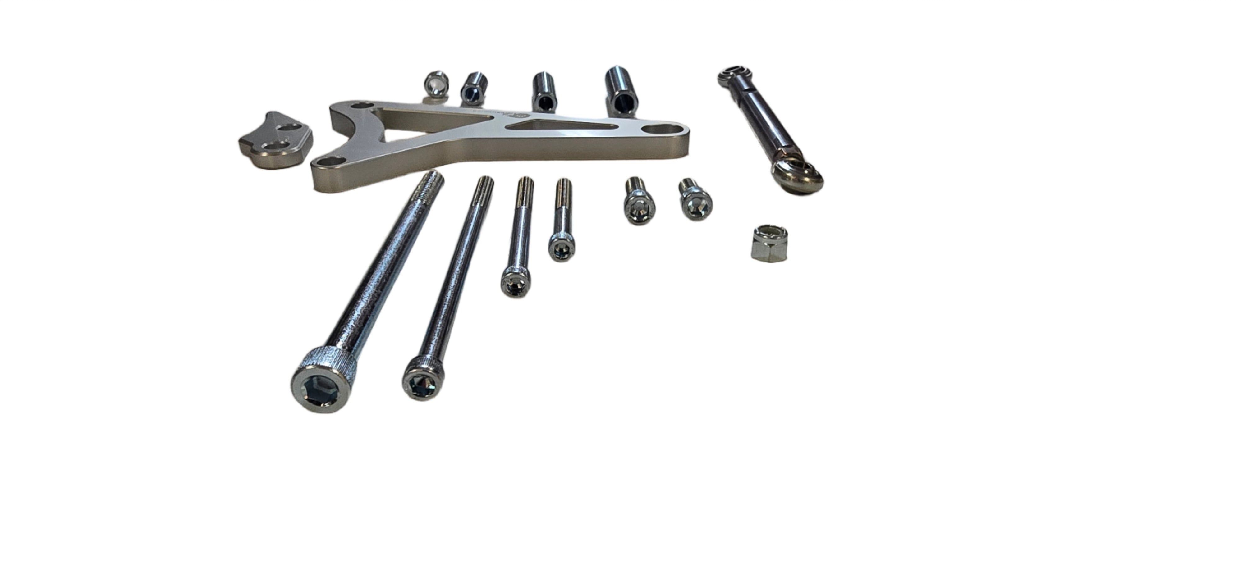 8793 Mustang 351 Swapped 5.8 Foxbody Alternator Relocation Bracket Kit