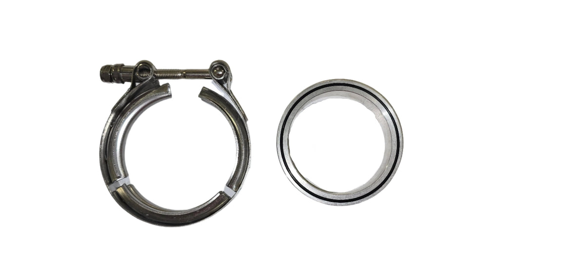 S400 80mm or 86mm T6 Turbo Compressor Housing Outlet Flange / Clamp Kit - SSTubes