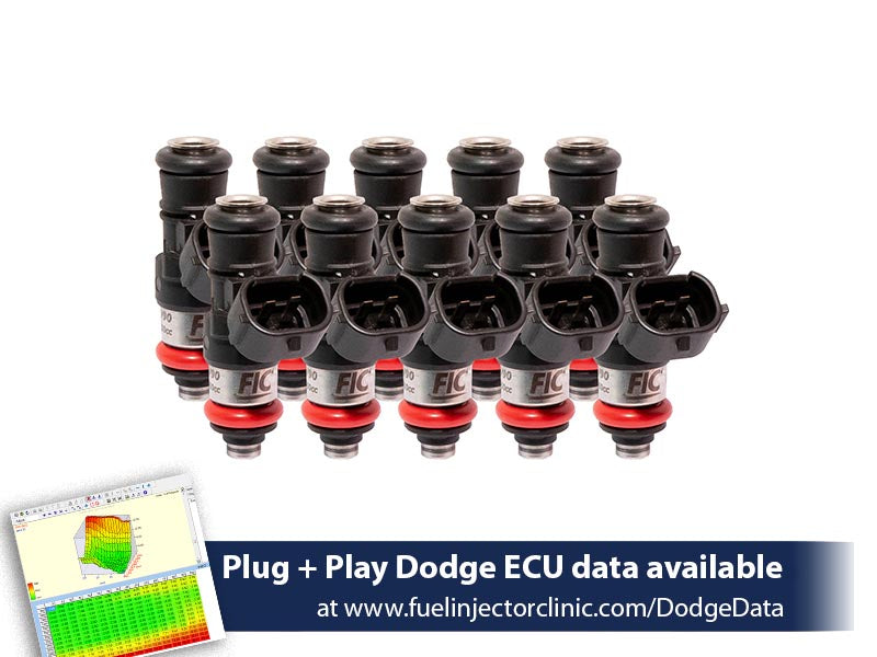 2150cc FIC Fuel Injector Clinic Injector Set for Dodge Viper ZB1 ('03-'06) - SSTubes