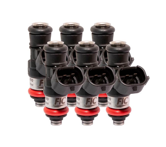 2150cc (240 lbs/hr at OE 58 PSI fuel pressure) FIC Fuel Injector Clinic Injector Set for Jeep 3.6L V6 engines (High-Z) - SSTubes
