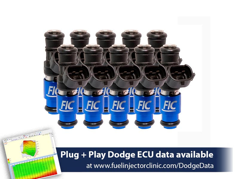 2150cc FIC Fuel Injector Clinic Injector Set for Dodge Viper ZB2 ('08-'10) VX1 ('13-'17)) - SSTubes
