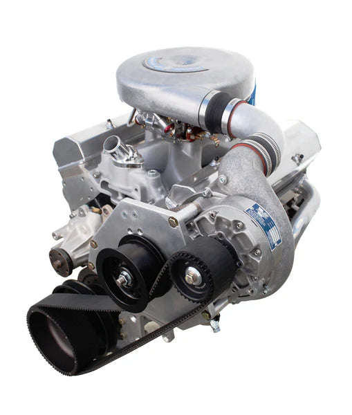 Tuner Kit (No Carb Enclosure), Carbureted Small Block Chevrolet w/V-1 H/D Ti, Polished - SSTubes