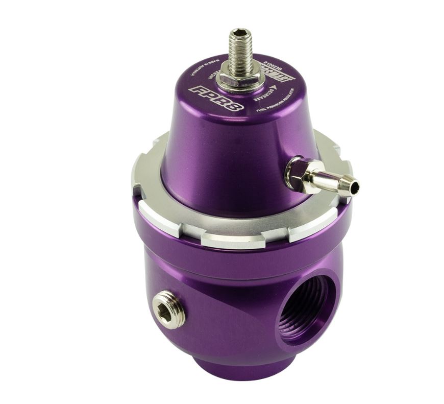 Turbo Smart FPR8 Fuel Pressure Regulator Suit -8AN (Black) - SSTubes