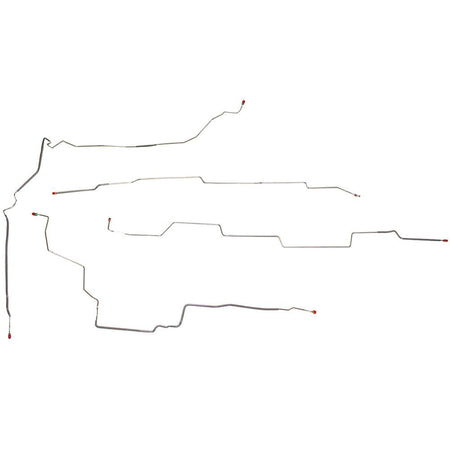 AIN0203OM- 02-07 Rendezvous w/ 3.4L, V6, 4w Disc, AWABS, 4wd; Intermediate Brake Line Kit; Steel - SSTubes