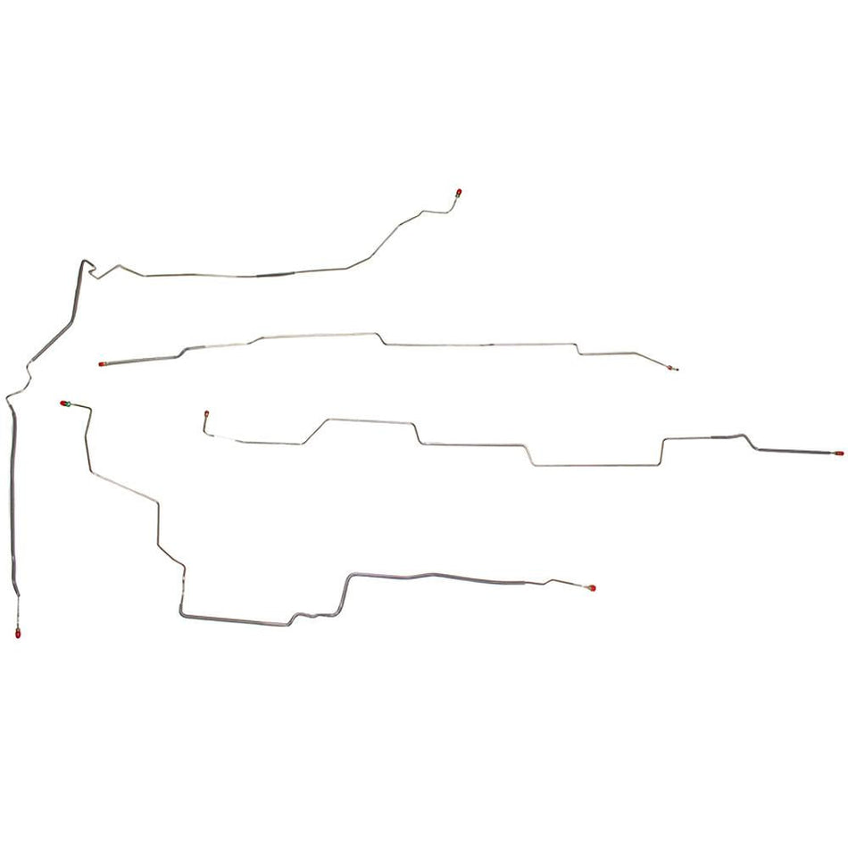 AIN0203SS- 02-07 Rendezvous w/ 3.4L, V6, 4w Disc, AWABS, 4wd; Intermediate Brake Line Kit; Stainless - SSTubes