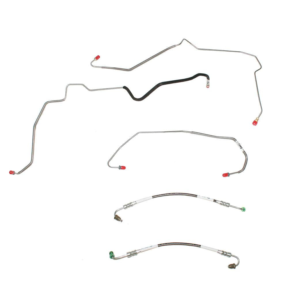 AKT0004OM- 00-05 Chevy Impala w/ ABS; Front Brake Line Kit; Steel - SSTubes
