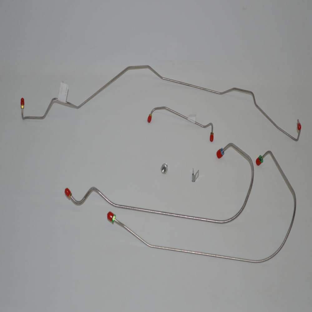 AKT6813OM- 68-70 GM A-Body w/ Power Disc, Disc Brake Conversion; Front Brake Line Kit; Steel - SSTubes