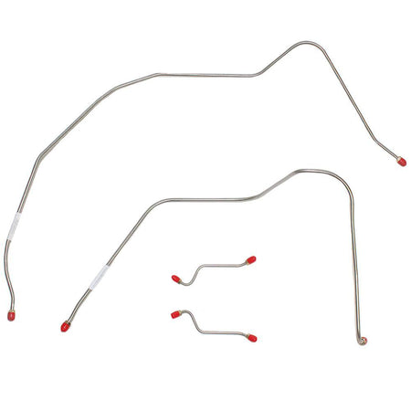 BKT5602OM- 56-57 Bel Air, Power Brakes Front Brake Line Kit; Steel - SSTubes