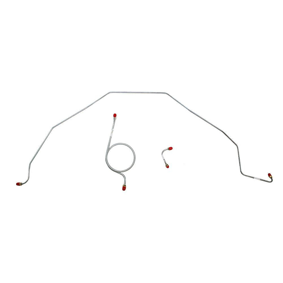 BKT6501SS- 65 Bel Air, Impala Standard Brakes Front Brake Line Kit; Stainless - SSTubes