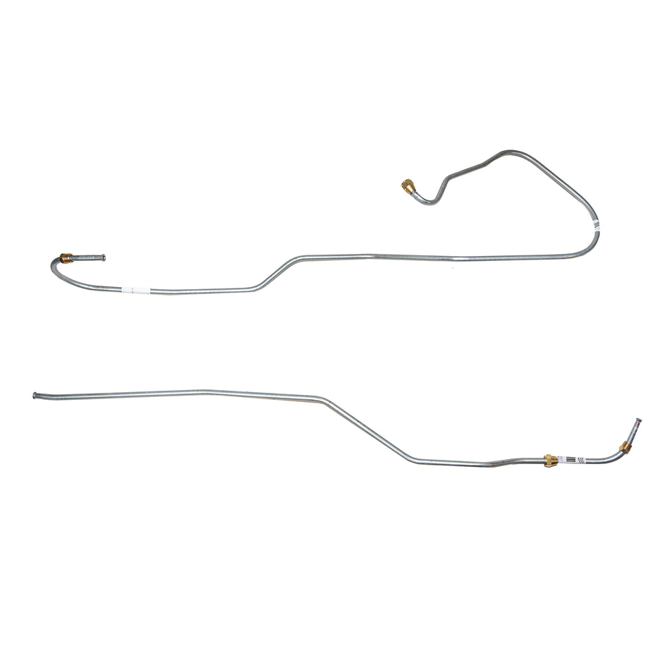 58 Chevy Bel Air, Biscayne, Impala Turboglide Transmission Line Set, 283/348CID Engine w/ Heavy Duty Cooling; Steel - SSTubes