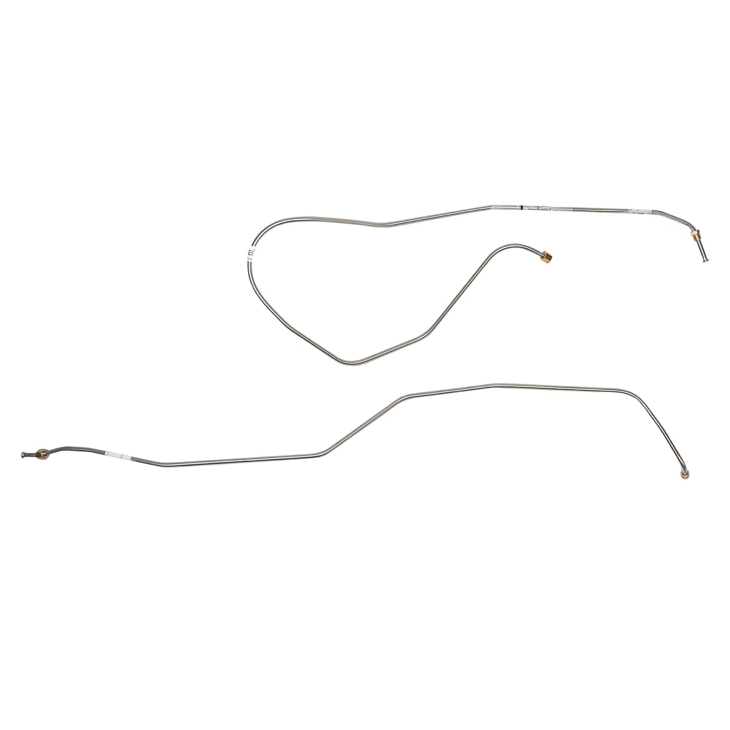 BTC6113SS- 58-64 Chevy Impala, SM BLK w/ 700-R4; Transmission Cooler Lines; Stainless - SSTubes